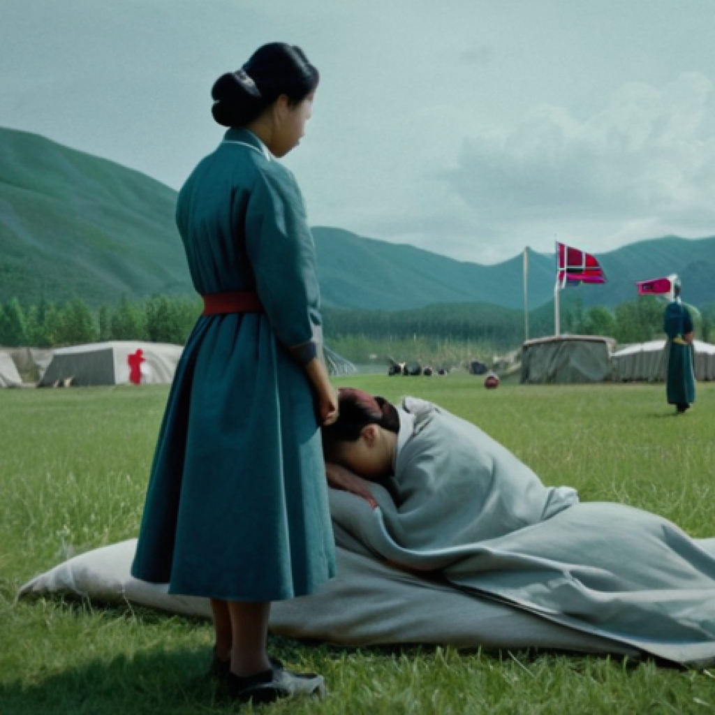 노르웨이와 한국의 외교 관계 - **Prompt 1: Historical Bonds of Compassion**
    "A poignant, warm-toned image depicting a scene fro...