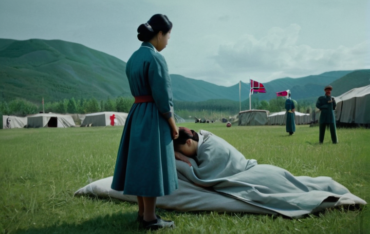 노르웨이와 한국의 외교 관계 - **Prompt 1: Historical Bonds of Compassion**
"A poignant, warm-toned image depicting a scene fro...