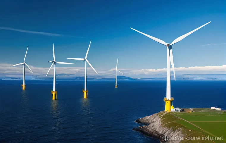 노르웨이 에너지 산업 - **Prompt:** A diverse group of people, spanning three generations, standing together in a vibrant, s...